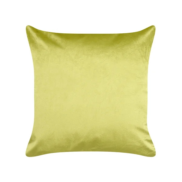 Dekokissen 2er Set DELICIOSA Samtstoff 45 x 45 cm Hellgrün Pflanzenmuster