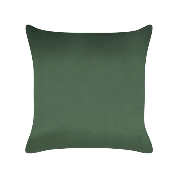 Dekokissen 2er Set GOLDSPRUCE Samtstoff 45 x 45 cm Grün Weihnachtsmotiv