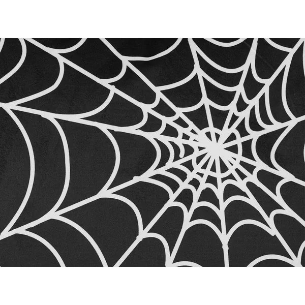 Dekokissen 2er Set LYCORIS Samtstoff 45 x 45 cm Schwarz Abstraktes Muster