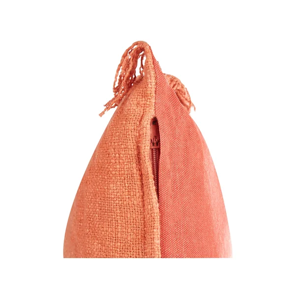 Dekokissen 2er Set MABA Baumwolle 50 x 35 cm Orange Ohne Muster