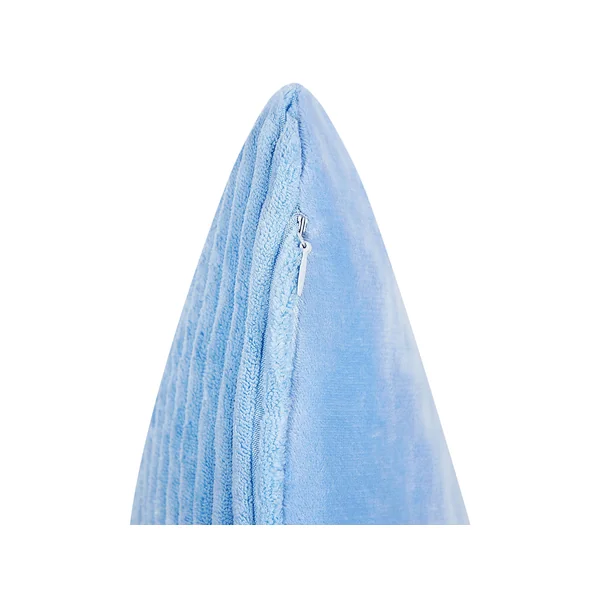 Dekokissen 2er Set MILLET Cord 43 x 43 cm Blau Geometrisches Muster