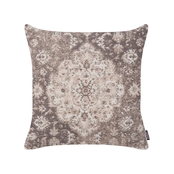 Dekokissen 2er Set MIMISAL Baumwolle 45 x 45 cm Braun Orientalisches Muster