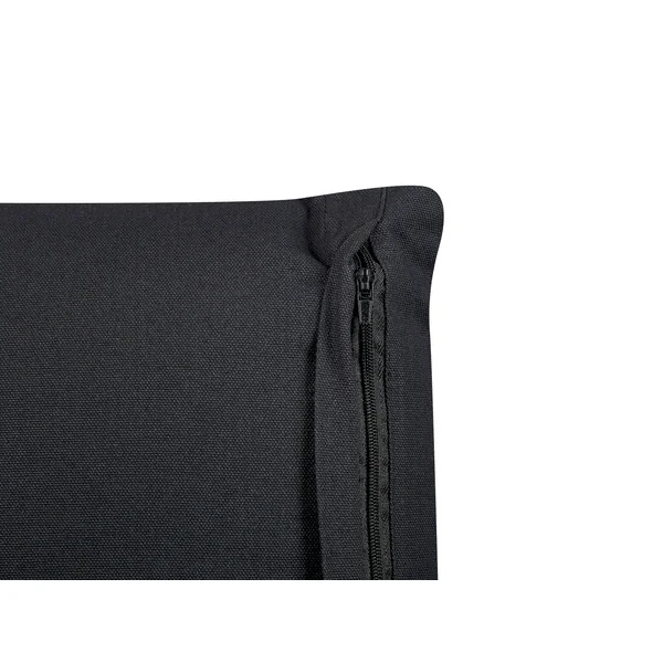 Dekokissen 2er Set OSMUNDA Samtstoff 45 x 45 cm Schwarz Blumenmuster