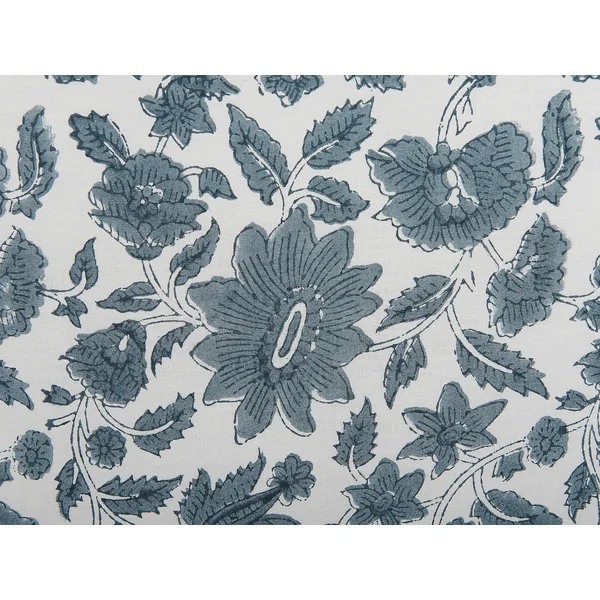 Dekokissen 2er Set RUMEX Baumwolle 45 x 45 cm Blau Blumenmuster