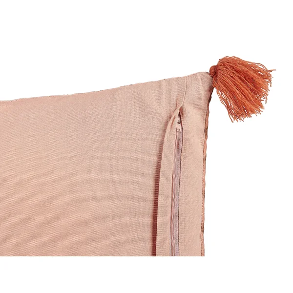 Dekokissen 2er Set RUMHORA Samtstoff 45 x 45 cm Rosa Blumenmuster