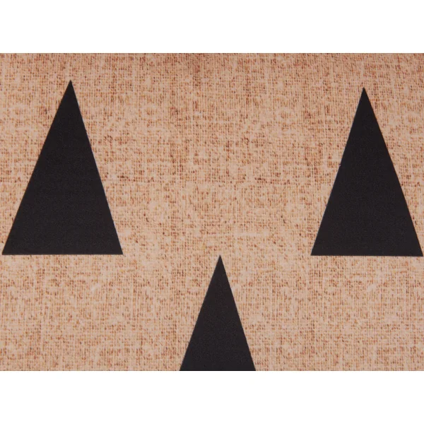 Dekokissen 2er Set SEBES Samtstoff 45 x 45 cm Beige Abstraktes Muster