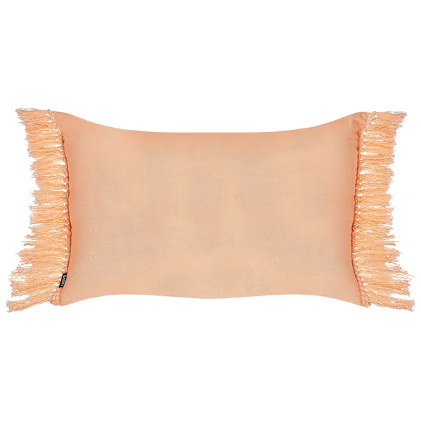 Dekokissen 2er Set TANSY Baumwolle 40 x 60 cm Orange Ohne Muster