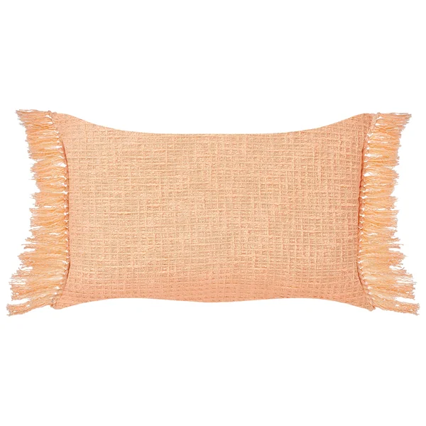 Dekokissen 2er Set TANSY Baumwolle 40 x 60 cm Orange Ohne Muster