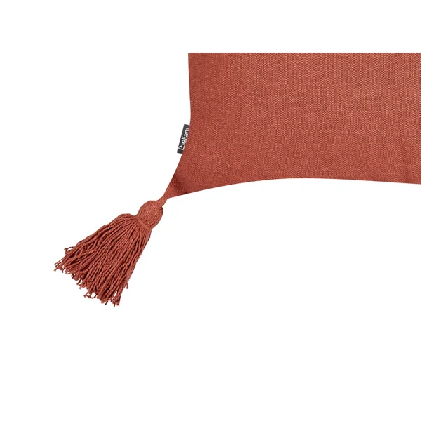 Dekokissen 2er Set VALVARIA Baumwolle 30 x 50 cm Rot ZickZack-Muster