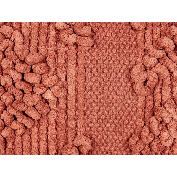 Dekokissen 2er Set VALVARIA Baumwolle 30 x 50 cm Rot ZickZack-Muster