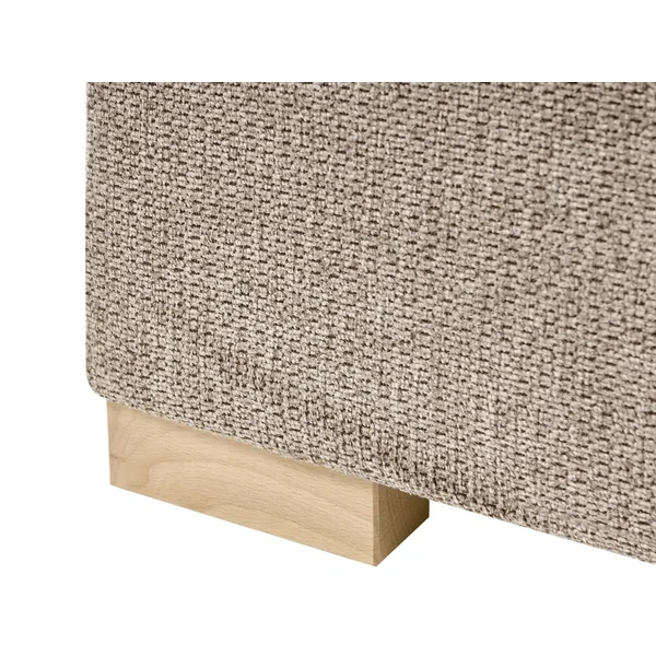 Divan Bed with Storage Fabric MAJOR 90 x 200 cm (EU Single) Taupe