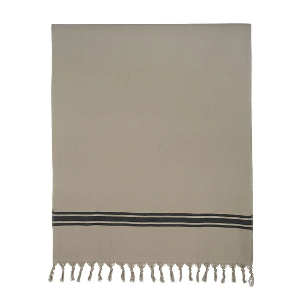 Drap plage en coton kaki 90x180cm - Tuitti