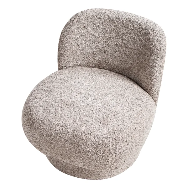 Drehsessel AYLO Bouclé Taupe