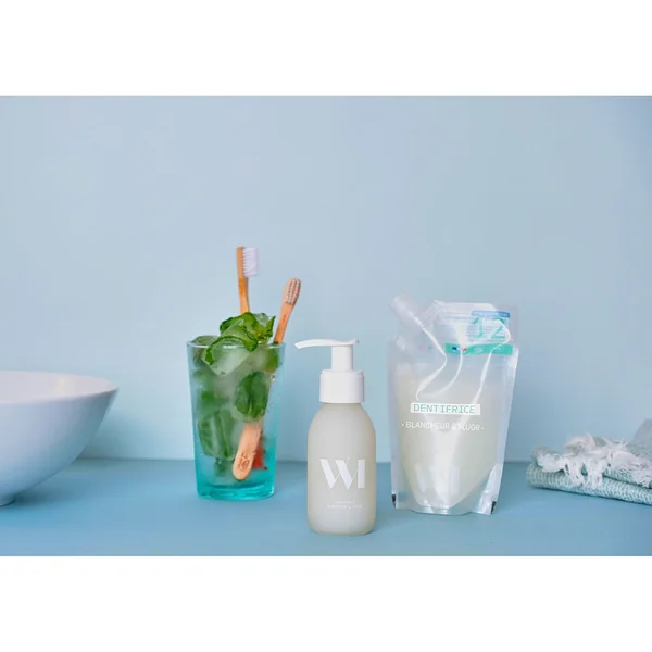 Eco-recharge dentifrice menthe blancheur et fluor 180ml