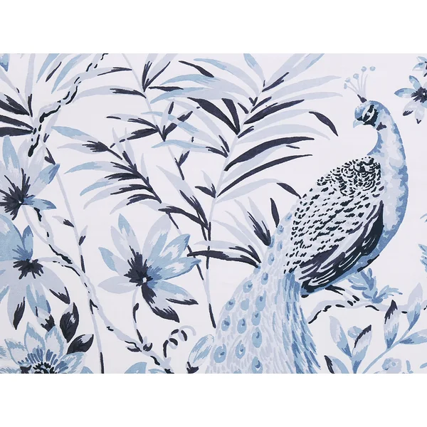Ensemble de housses de couette BALLARD Satin de coton 155 x 220 cm Bleu