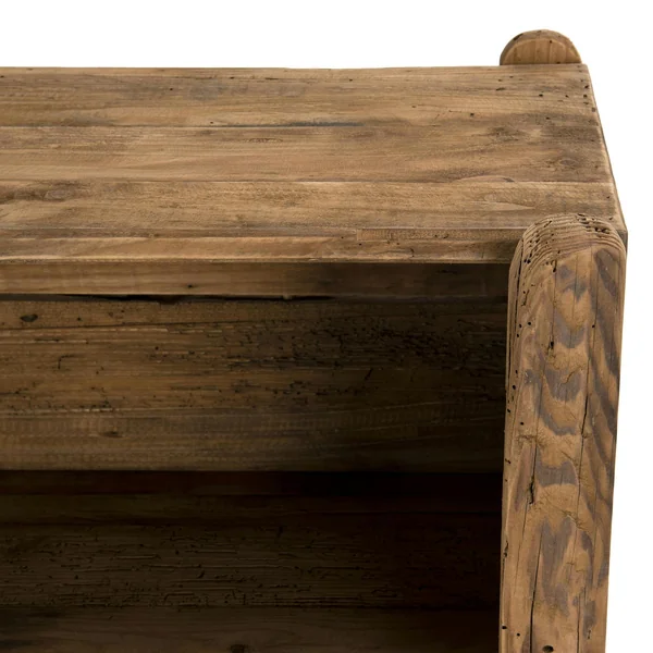 Etagère bibliothèque en bois de pin recyclé 3 niveaux DENVER