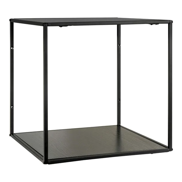 Etagère cube design en métal noir TALLINN