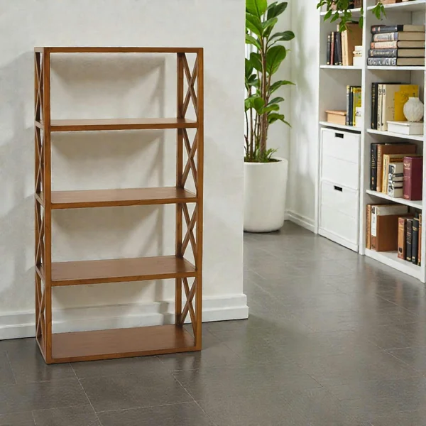 Etagère de rangement bois style colonial LOLA