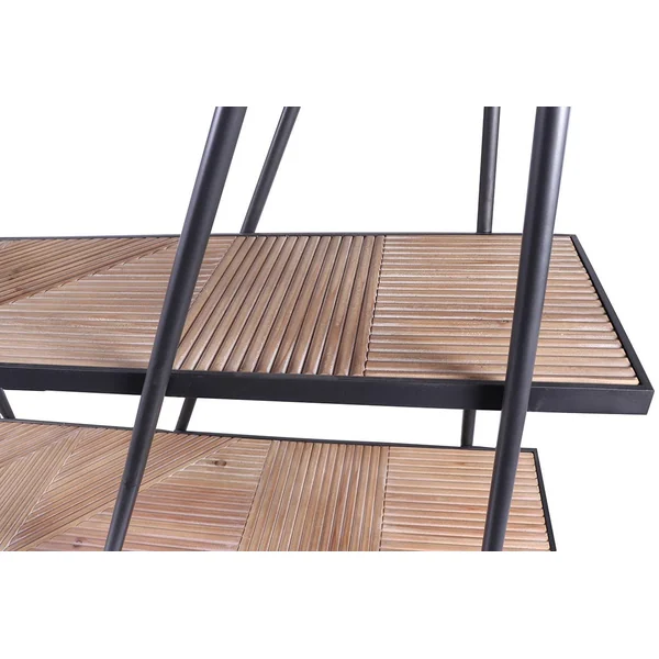 Etagère design 4 niveaux bois et métal ATELIER