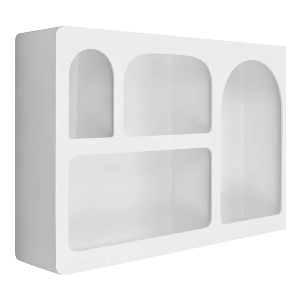 Etagère murale blanche, 4 niches TALLINN