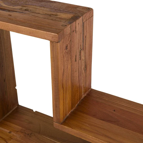 Etagère murale en L en bois recyclé de teck SWING