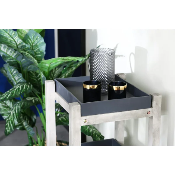 Etagère plante intérieur/extérieur gris foncé