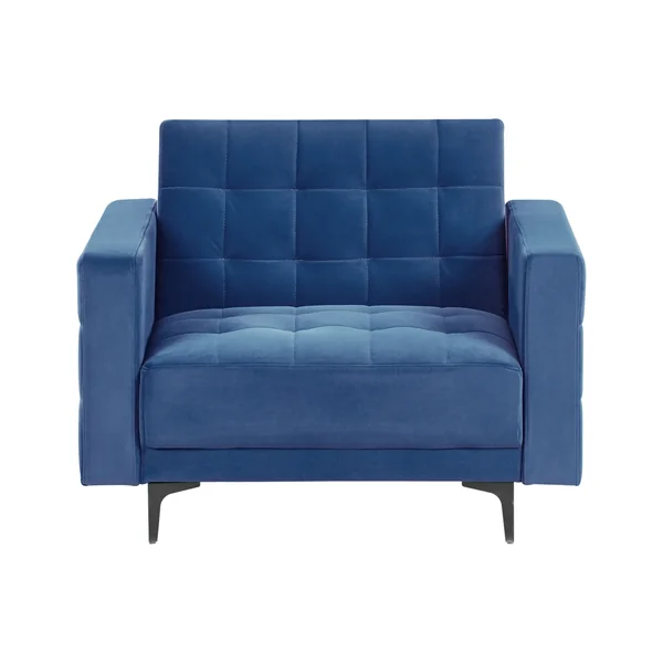 Fauteuil ABERDEEN Fluweel Blauw