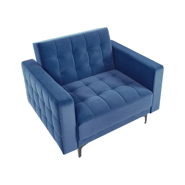 Fauteuil ABERDEEN Fluweel Blauw