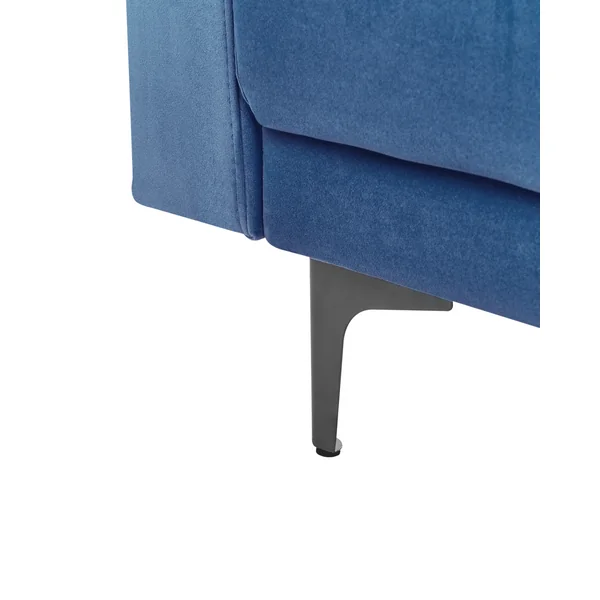 Fauteuil ABERDEEN Fluweel Blauw
