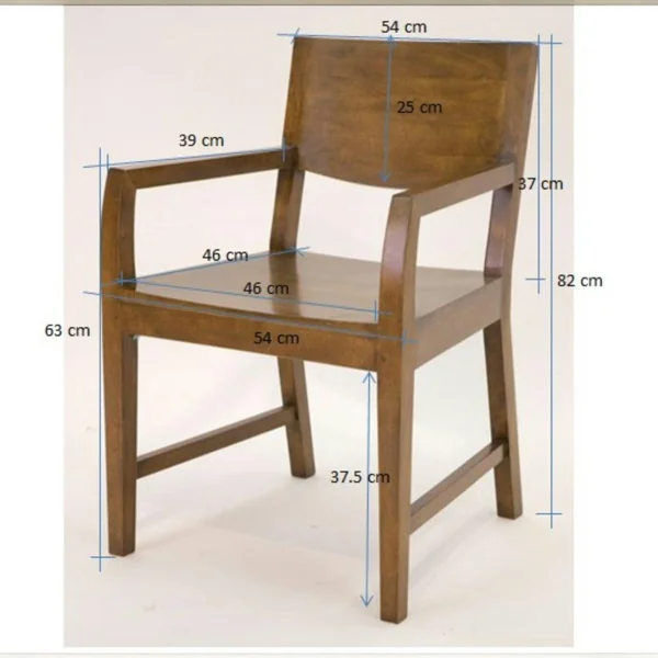 Fauteuil hévéa OLGA