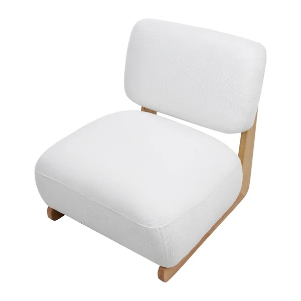 Fauteuil KOKKOLA Stof Gebroken wit