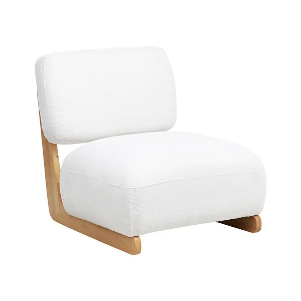 Fauteuil KOKKOLA Stof Gebroken wit