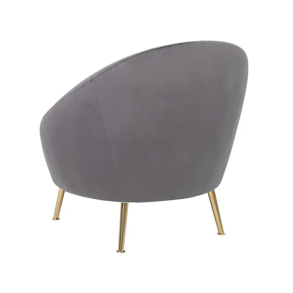 Fauteuil LANGA Velours Gris