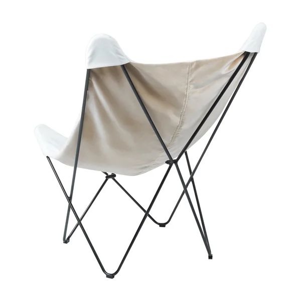 Fauteuil NYBRO Velours Blanc