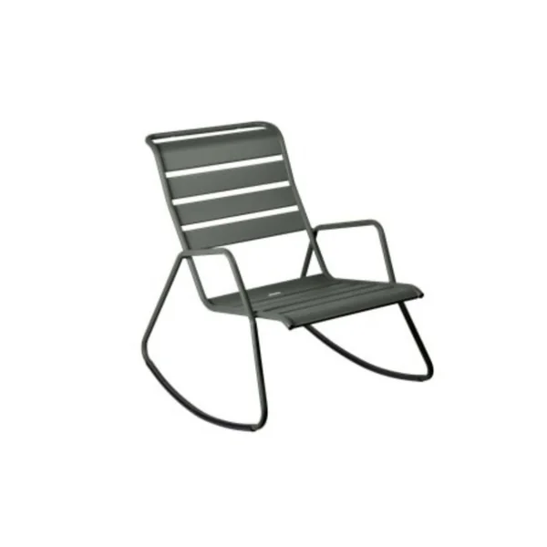 Fauteuil rocking chair coloris bleu romarin Monceau Fermob - 72 cm