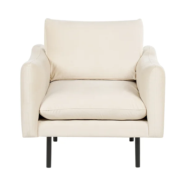 Fauteuil VINTERBRO Velours Beige clair