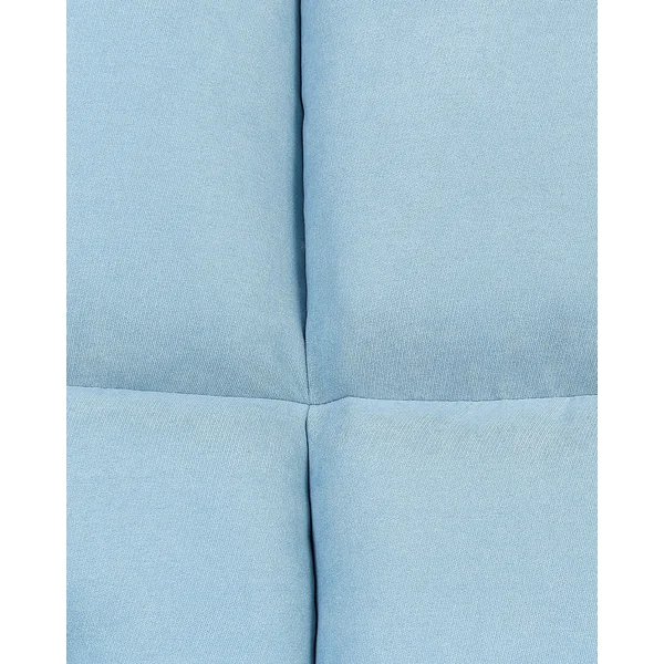 Fauteuil à bascule OULU Tissu Bleu clair