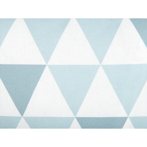 Gartenkissen 2er Set TRIFOS Geometrisches Muster 40 x 70 cm Blau