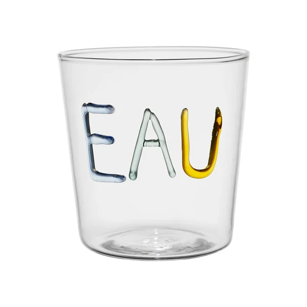 Gobelet "eau" en verre borosilicate 35cl - Colorea