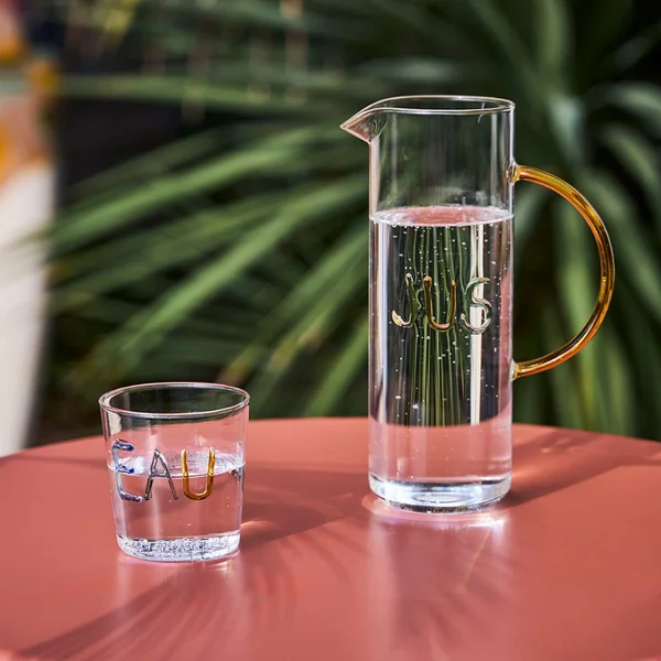 Gobelet "eau" en verre borosilicate 35cl - Colorea