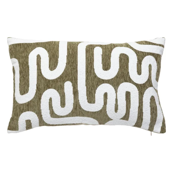HOUSSE COUSSIN CHENILLE JENI KAKI 30X50CM