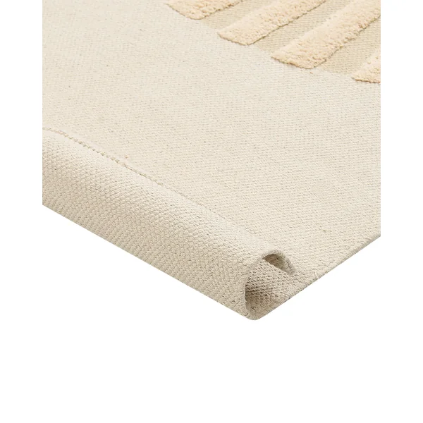 Kids Rug BALARI Beige 80 x 150 cm Cotton