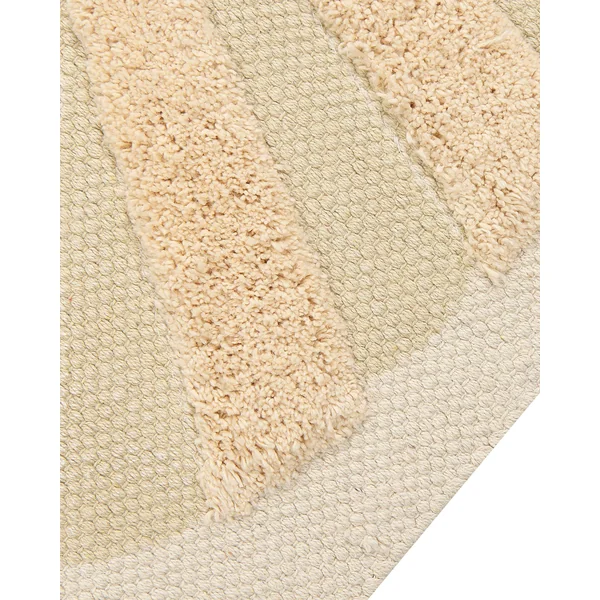 Kids Rug BALARI Beige 80 x 150 cm Cotton