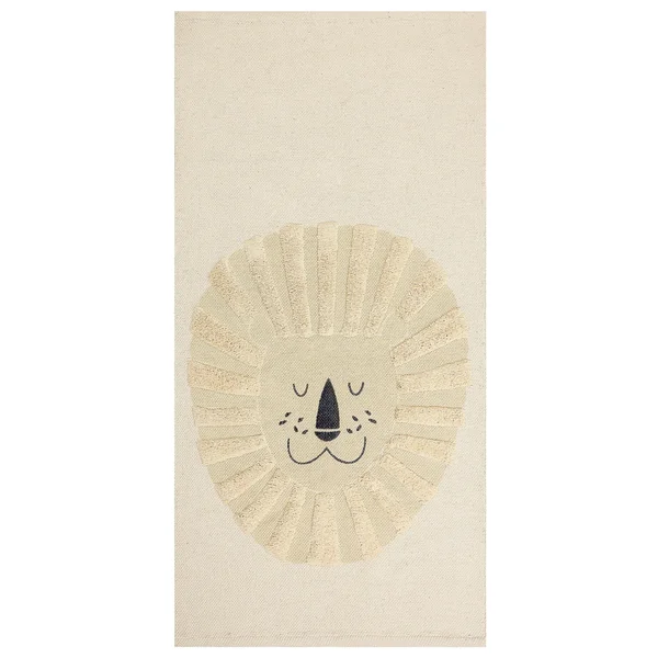 Kids Rug BALARI Beige 80 x 150 cm Cotton
