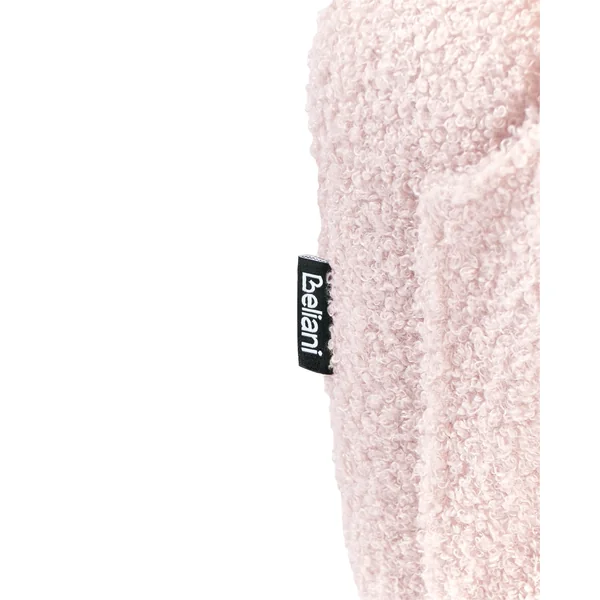 Kinderschaukelstuhl NORBY Bouclé Pastellrosa