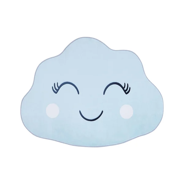 Kindervloerkleed CUMULUS Lichtblauw 90 x 120 cm