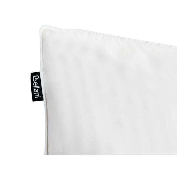 Kopfkissen VIHREN Niedrig Entenfedern und Daunen 80 x 80 cm Weiß
