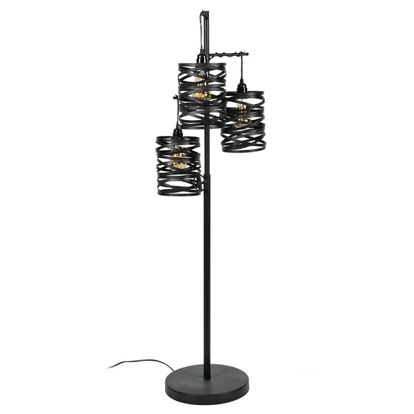 Lampadaire ruban 3 abat-jours RALF