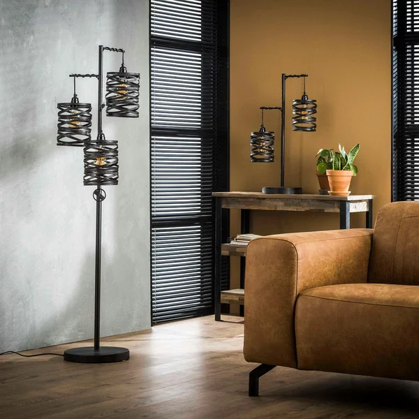 Lampadaire ruban 3 abat-jours RALF