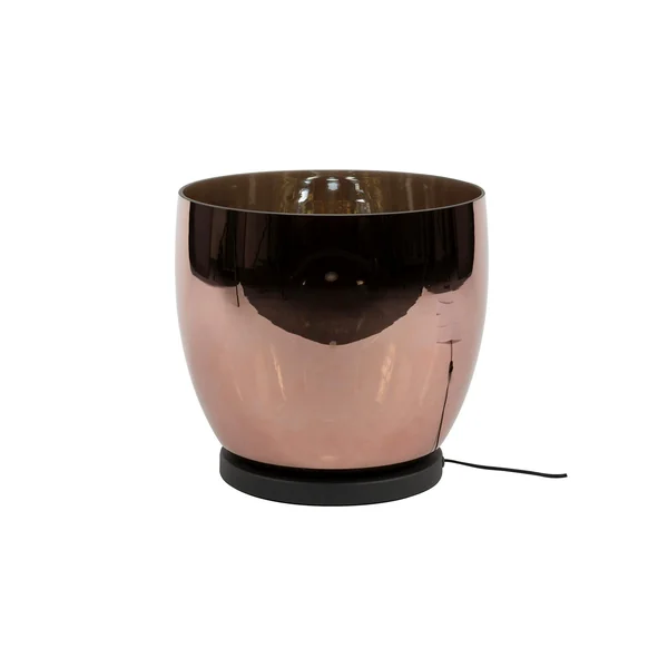 Lampe de salon moderne avec vasque en verre cuivré 32 cm NIAGARA